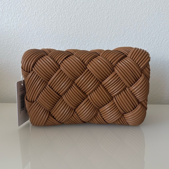 JW PEI Handbags - JW PEI Brown Woven Crossbody Bag